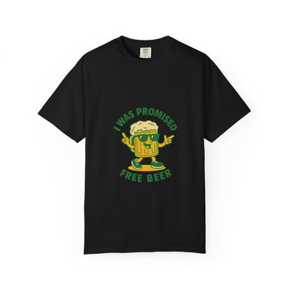 Unisex Garment-Dyed T-shirt – Snazzy Free Beer Edition