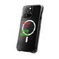 White Paw Print Magnetic Clear Impact Case