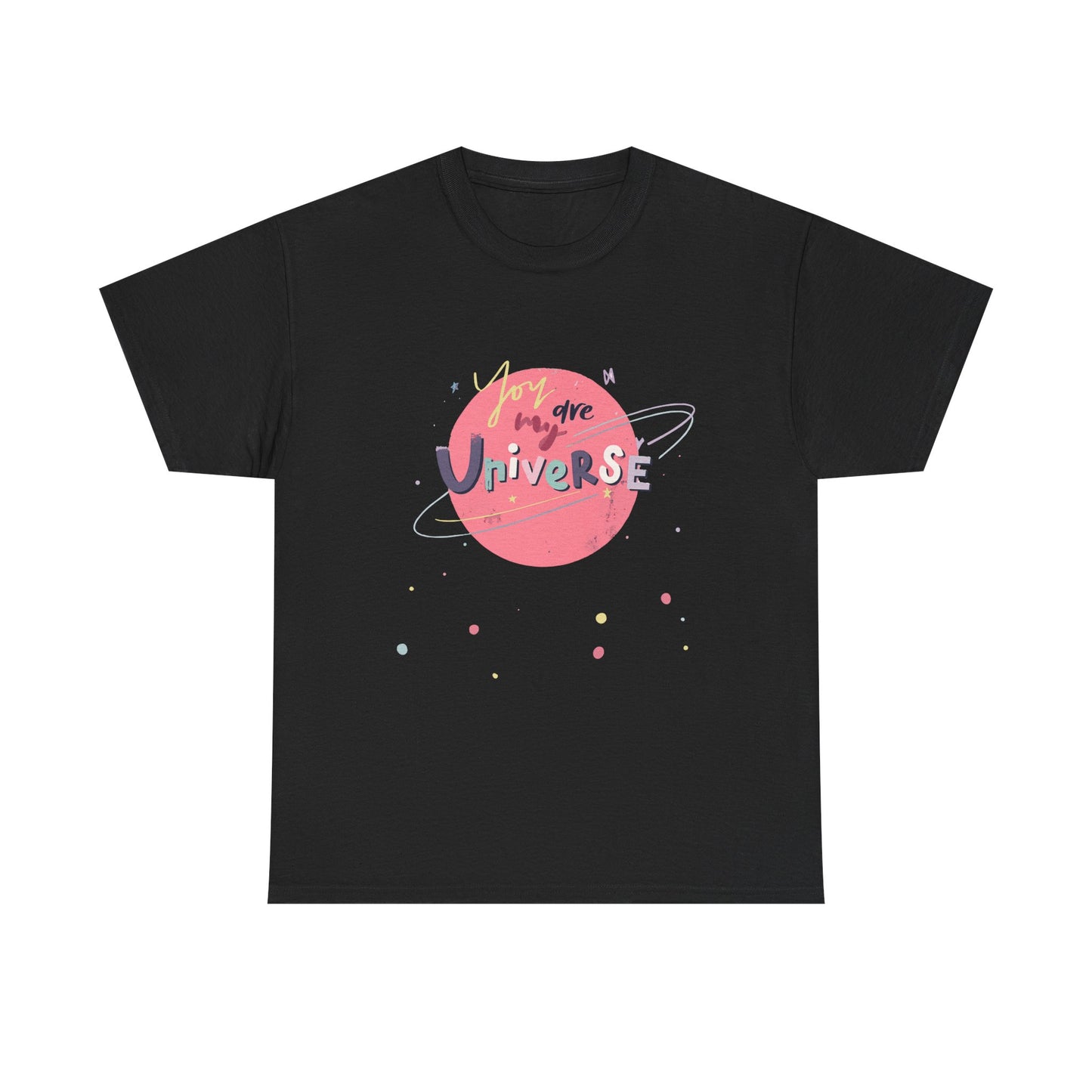 Pastel Planet & Universe Unisex Cotton Tee