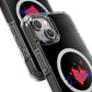 Heart on Fire Bold Script Magnetic Clear Impact Case