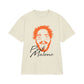 Unisex Garment-Dyed Drop-Shoulder T-Shirt – Post Malone Name Design with Picture