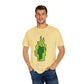 Green Flame Icon Unisex Dyed T-shirt