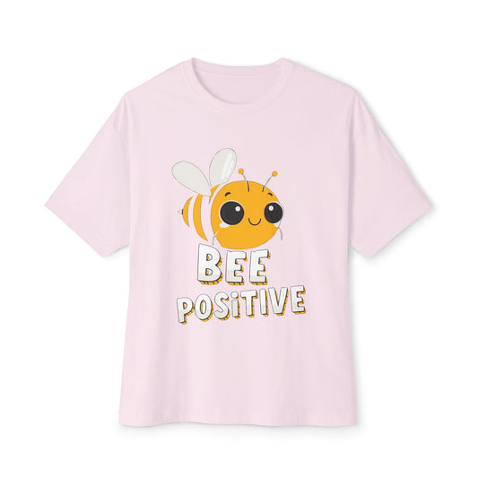 Oversized boxy Tee – Snazzy Bee positive Edition