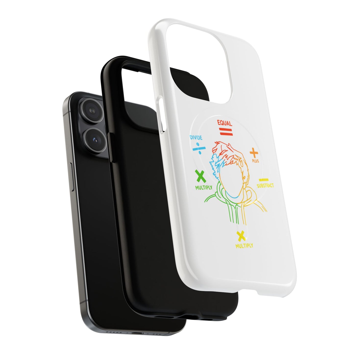 Minimalist Divide Symbol with Brush Tough Magnetic case