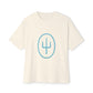 Split Mark Unisex Oversized Boxy Tee