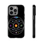 Premium Tough Case for iPhone 12 to 16 Pro Max Showcasing Coldplay’s Illustration Concept