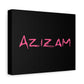 Handwritten Heart Doodle Matte Canvas