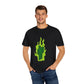 Green Flame Icon Unisex Dyed T-shirt