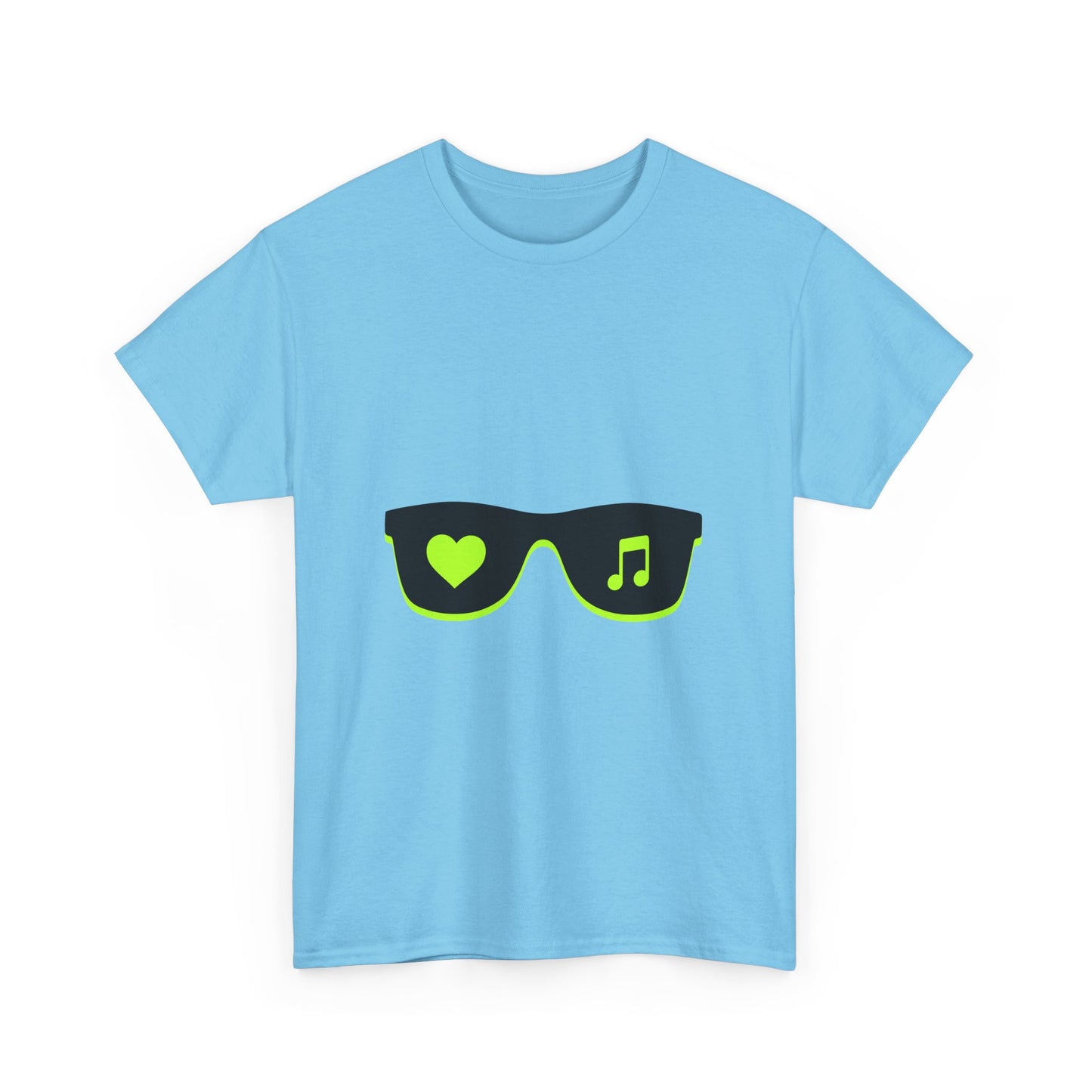 Neon Love Notes Unisex Heavy cotton tee