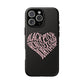 Iphone Born Pink Heart Typography - Tough Magnetic Phone Case