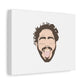 Minimalist Tongue Out Cartoon Face Canvas