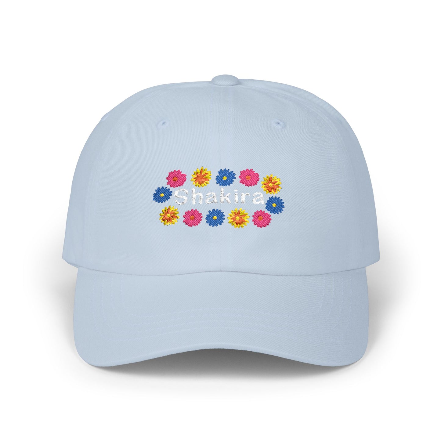 Retro Floral Groove Classic dad cap
