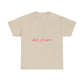 Handwritten Heart Doodle Unisex Heavy Cotton Tee