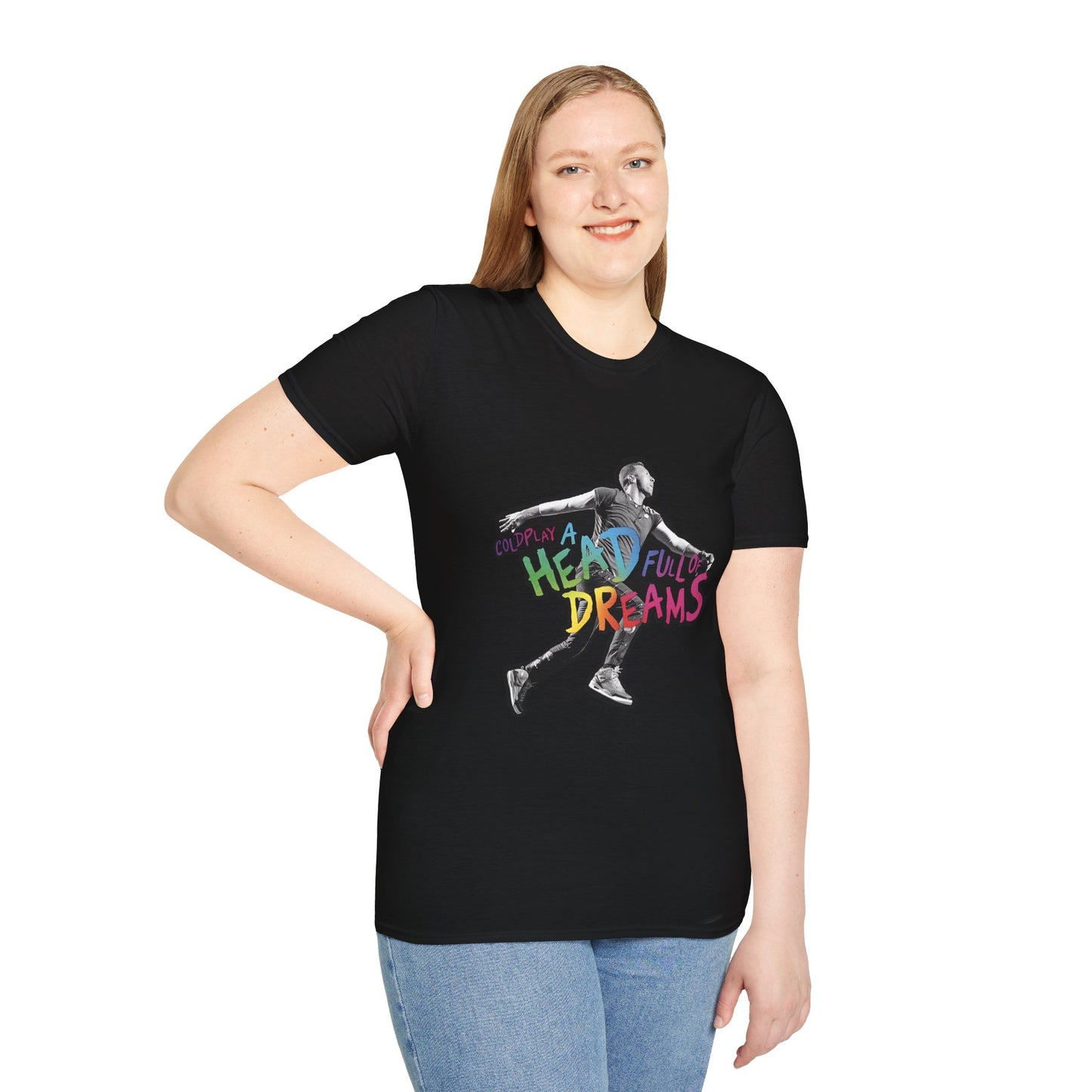 Unisex Softstyle T-Shirt Inspired by Coldplay A Head Full of Dreams Chris