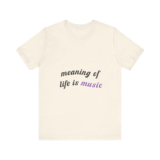 Feel the Music Vibe Unisex Jersey short sleeve tee