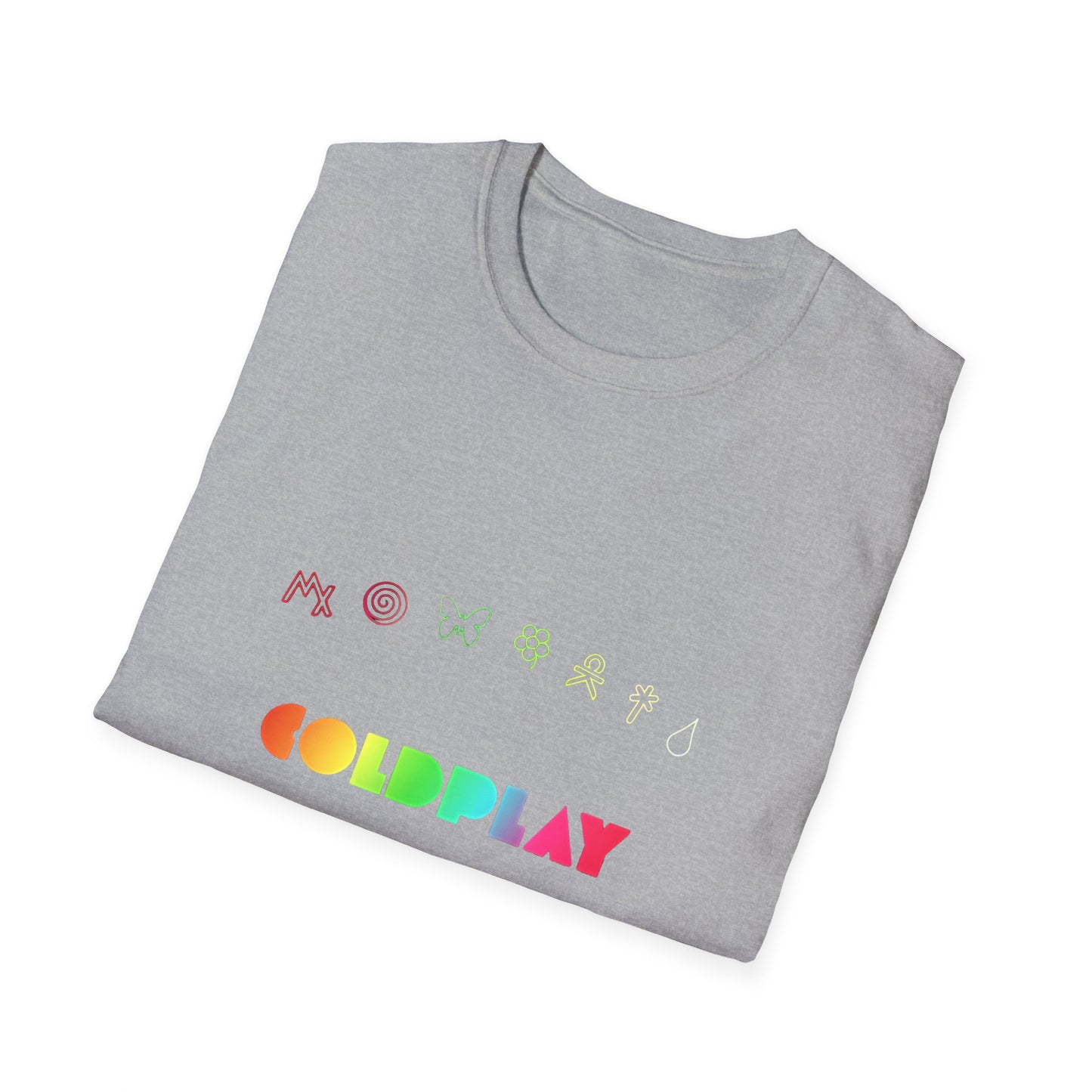 Unisex Softstyle T-Shirt Inspired by Coldplay’s Signage