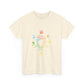 Minimalist Divide Symbol with Brush Unisex Heavy Cotton Tee