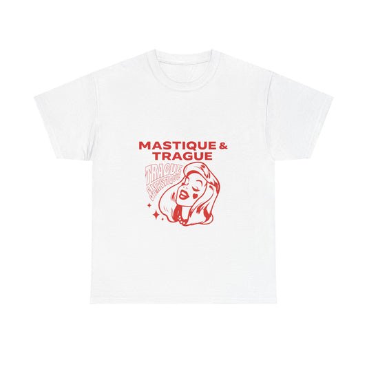 Fierce Femme in Red Unisex Heavy cotton tee