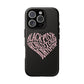 Iphone Born Pink Heart Typography - Tough Magnetic Phone Case