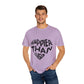 Happier Heart Lettering Unisex Dyed T-shirt