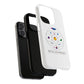 Colorful Planetary Orbit Diagram Tough Magnetic Case
