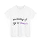Feel the Music Vibe Unisex Heavy cotton tee