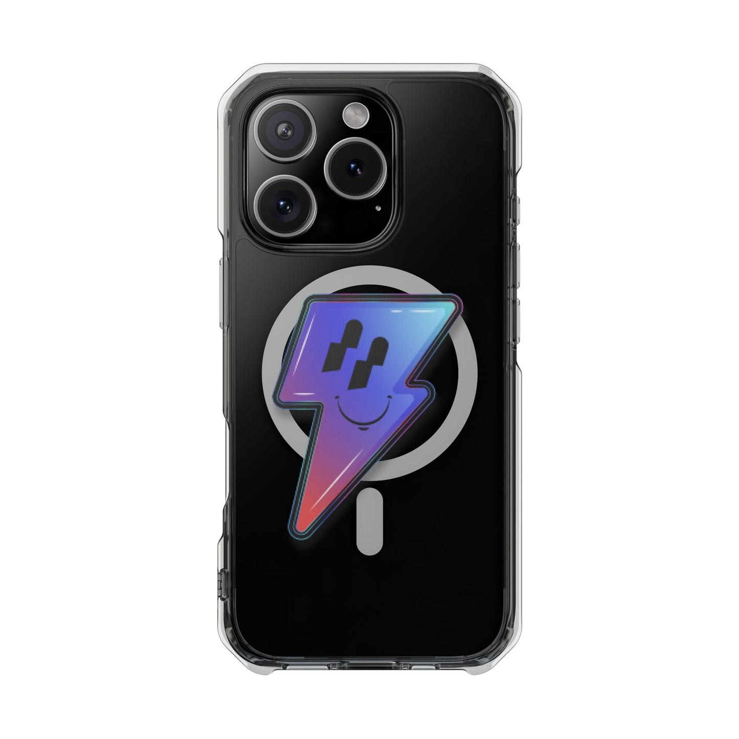 Smiley Charge Pop Magnetic clear Impact case