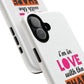 Orange Divide Symbol Tough Magnetic case