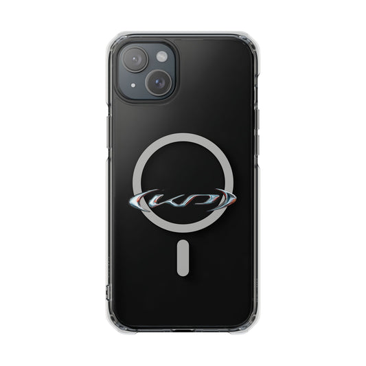 Neon‑Gradient Rua Magnetic Clear Impact cases