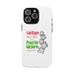White Paw Print Tough Magnetic case