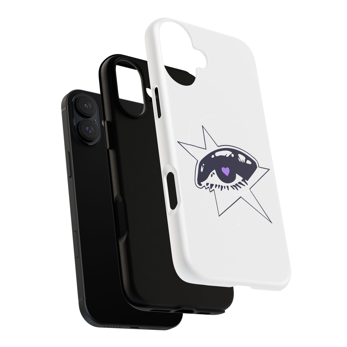 Purple Starry Eye Tough Magnetic phone case
