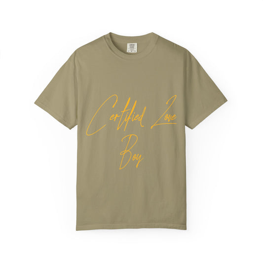 Certified Lover Boy Script Dyed Tshirt