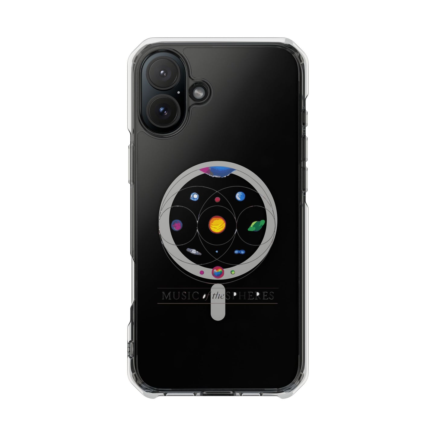 Colorful Planetary Orbit Diagram Magnetic Clear Impact case