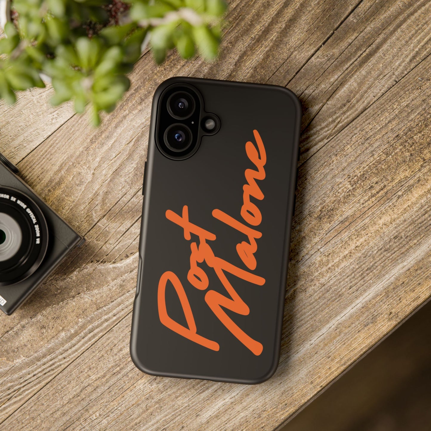 Tough iPhone Case (12–16 Pro Max) – Post Malone Name Design