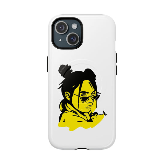 Neon Mood Portrait Tough Magnetic Case