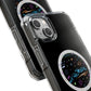Neon Space Doodles Magnetic Clear Impact case