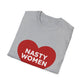 Nasty Women Heart - Unisex Softstyle T-shirt