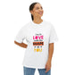 Copy of Copy of  Orange Divide Symbol Oversized Boxy Tee