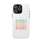 Retro Pop Lines Tough Magnetic case