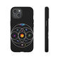 Premium Tough Case for iPhone 12 to 16 Pro Max Showcasing Coldplay’s Illustration Concept