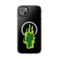 Green Flame Icon Magnetic Clear Impact Case