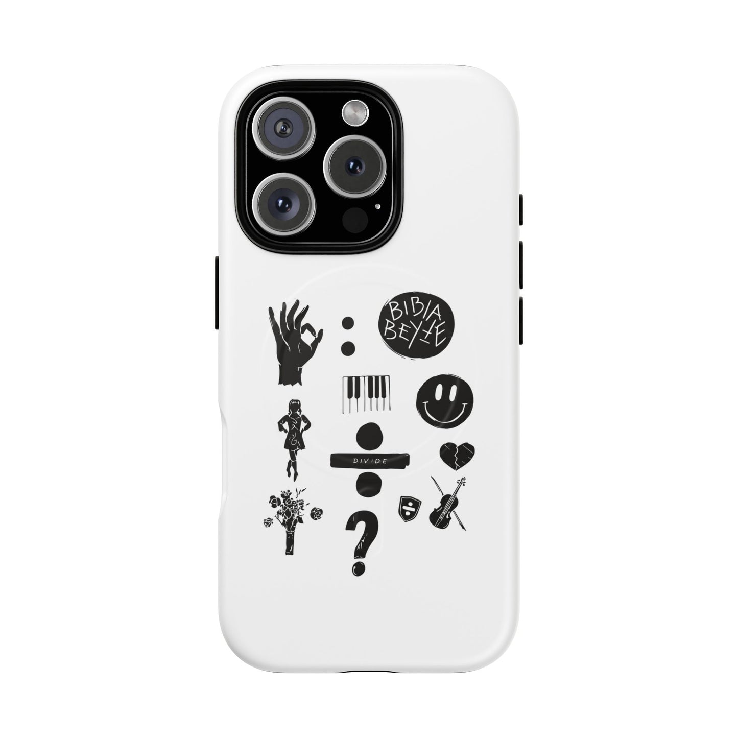 Ocean Wave with Heart Outline Tough Magnetic case