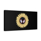 Sunflower Mask Illustration Canvas