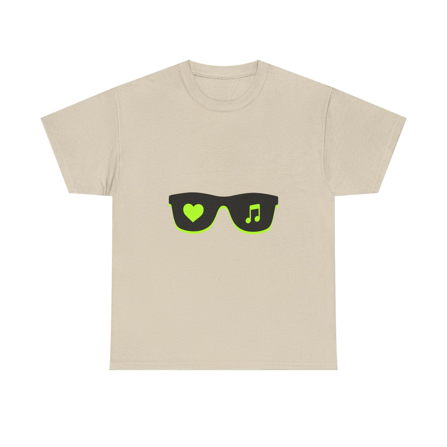 Neon Love Notes Unisex Heavy cotton tee