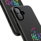 Premium Tough Case for iPhone 12 to 16 Pro Max Showcasing Coldplay’s Iconic A Head Full of Dreams