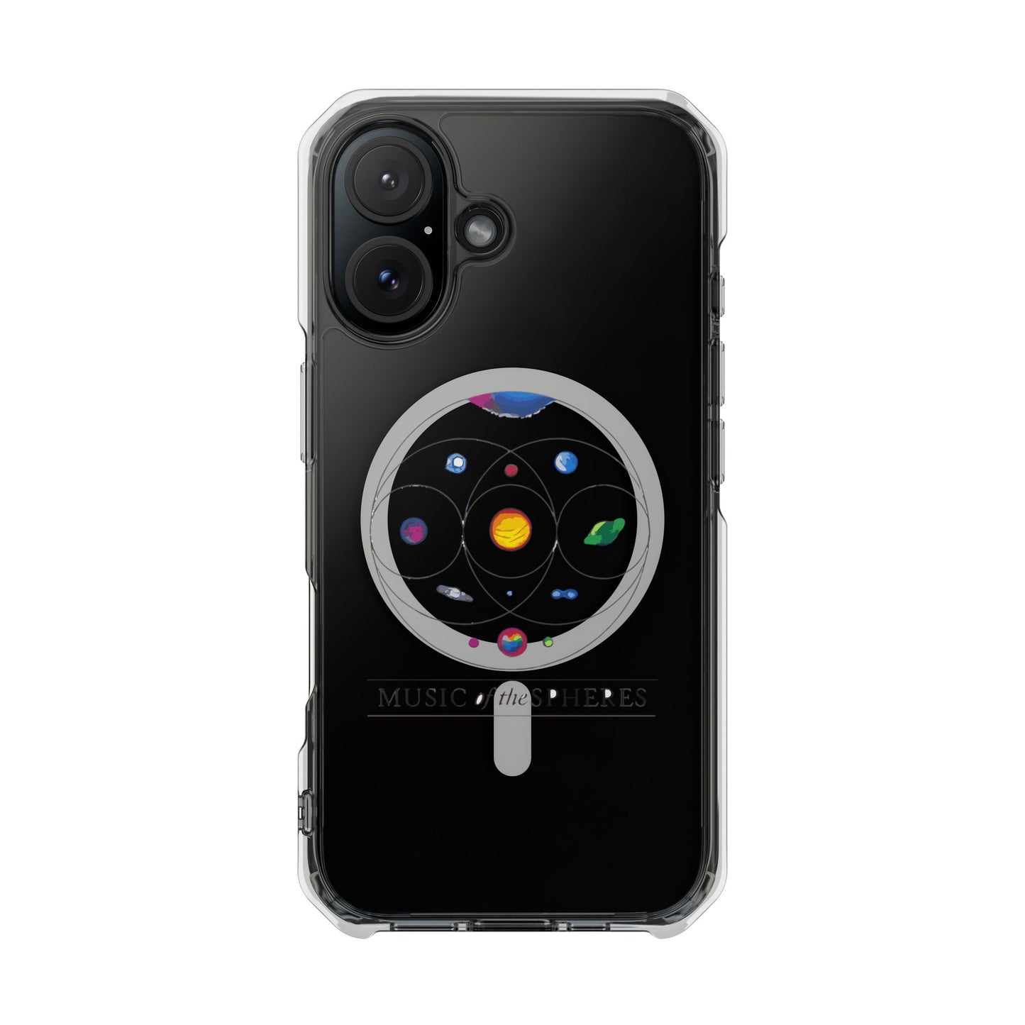 Colorful Planetary Orbit Diagram Magnetic Clear Impact case