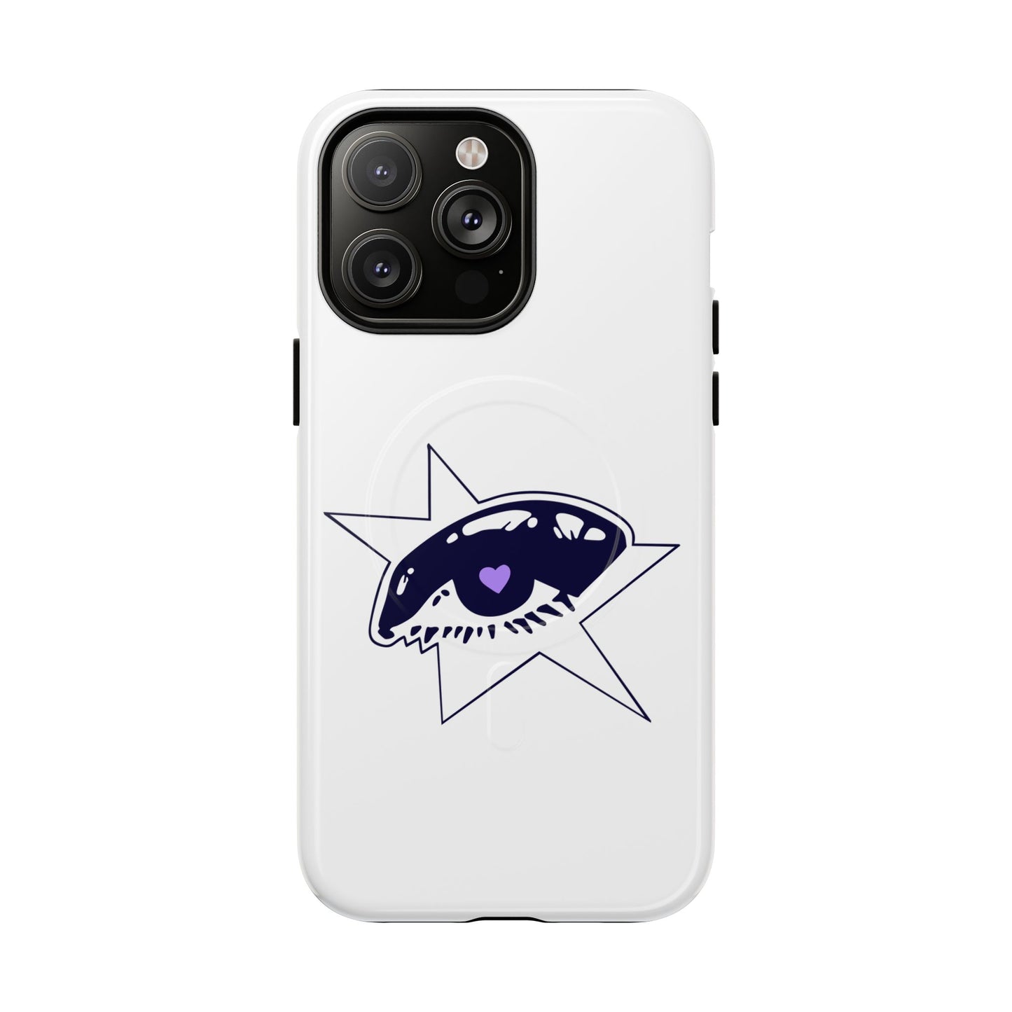 Purple Starry Eye Tough Magnetic phone case