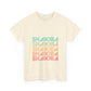 Retro Pop Lines Unisex Heavy cotton tee