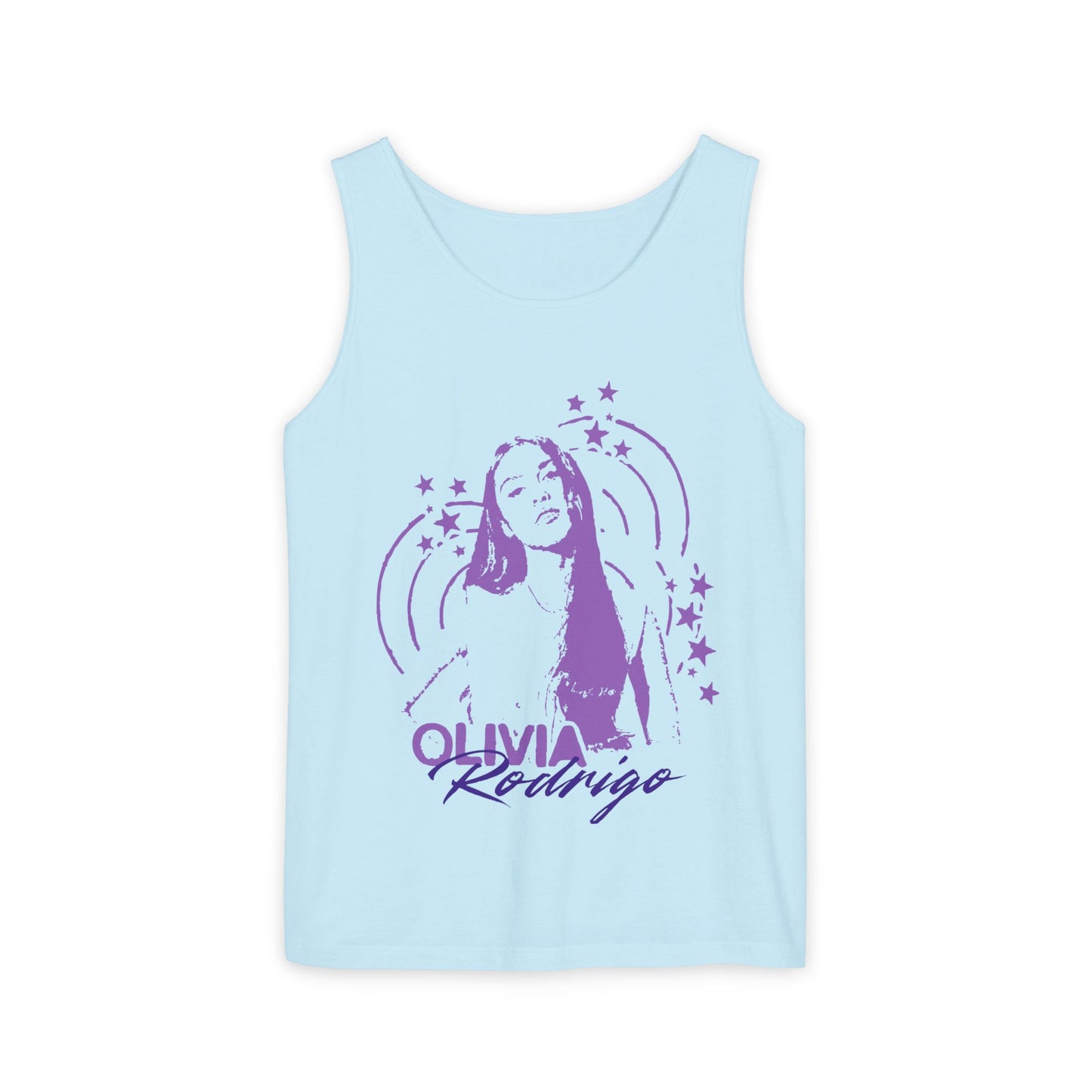 Olivia Rodrigo Star Portrait-Dyed Tank Top