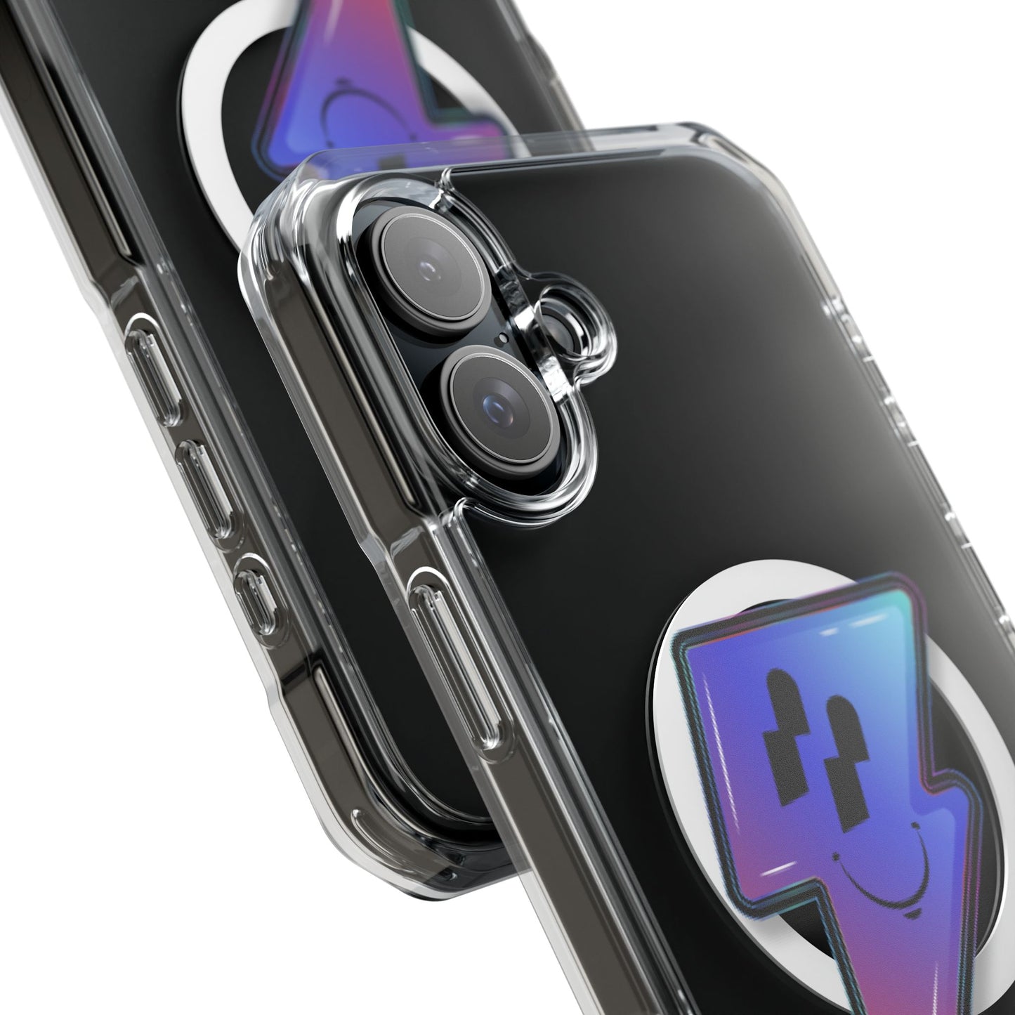 Smiley Charge Pop Magnetic clear Impact case